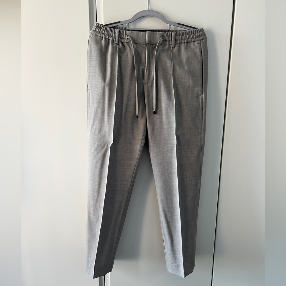Club Monaco Men trousers pants in light grey - S